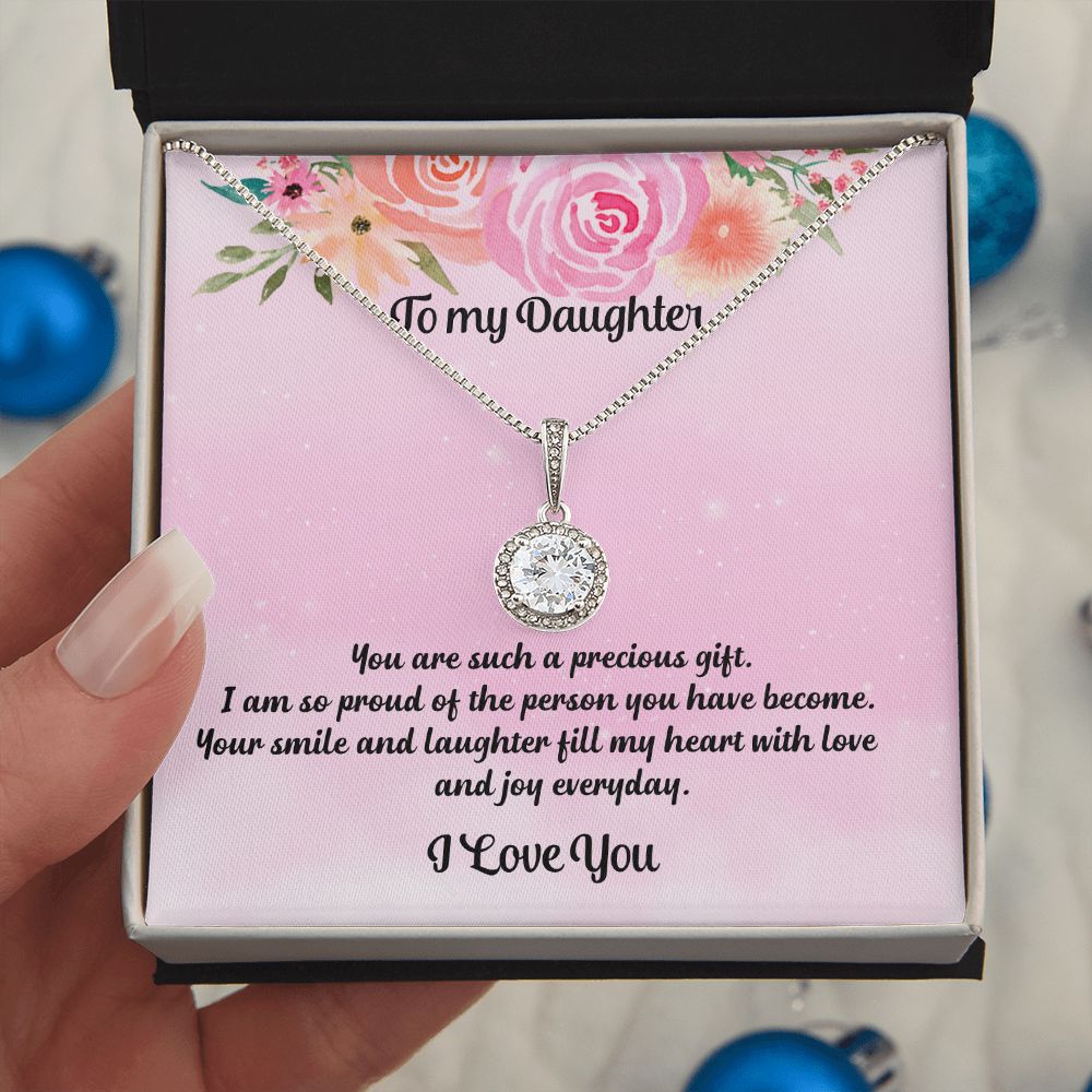 To Daughter- precious gift-Loving hope necklace