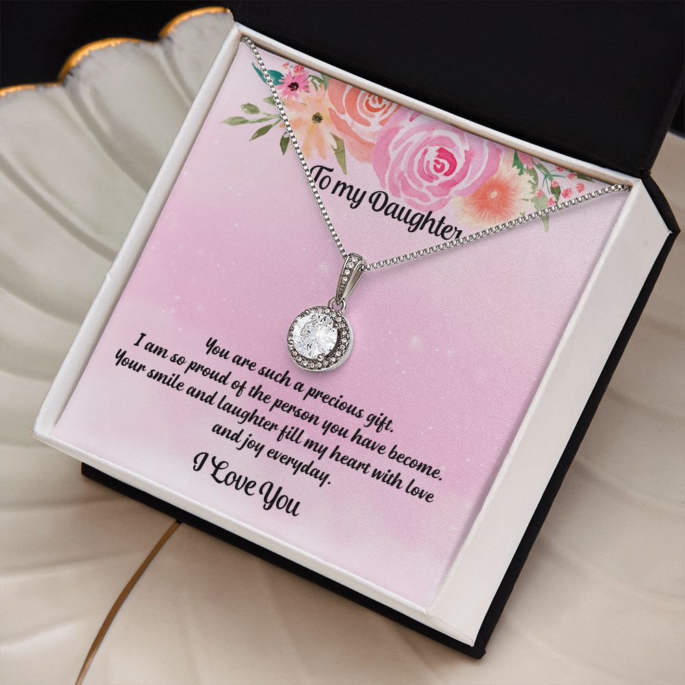 To Daughter- precious gift-Loving hope necklace