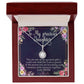 To my  daughter-I treasure every moment-eternal hope necklace love mom