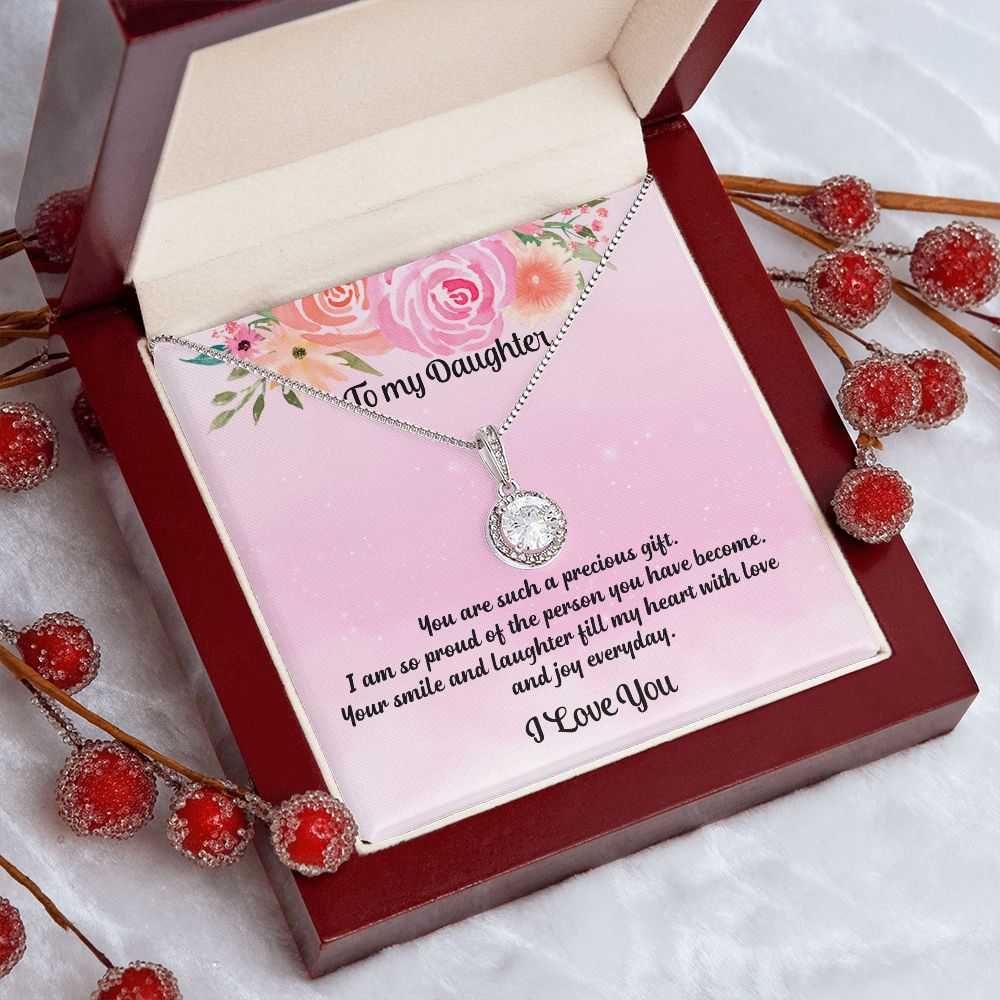 To Daughter- precious gift-Loving hope necklace