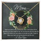 To my Mom-Thank you seems so small-Love knot necklace