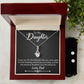 To Daughter-I love you-Alluring beauty necklace from Dad