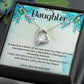 To Daughter-Blink of an eye-Forever love necklace from Dad