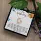 To my Daughter-Faith in your abilities-Forever love necklace.