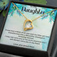 To Daughter-Blink of an eye-Forever love necklace from mom